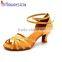 Stylish lady OEM ODM flexible yellow dance shoes