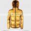 2016 young men down jackets winter girl light jackets hoody jackets shiny
