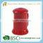 red small pillar-box shape ceramic money boxes wholesale