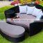 best waterproof fabric rattan bed sofa modern furniture design