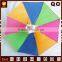 Funny design outdoor portable rainbow color mini umbrella