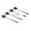 4pcs High Quality Stainless Steel Rice Spoon Soup Spoon Dinnerware Long-handled Great Circle Coffee Spoons