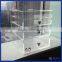 Manufacturing Customized 5 Tier Acrylic Makeup Organizer / Plexiglass Makeup Case Organizer