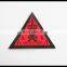 Signs Words of Warning 3D Embroidery Custom Patch