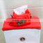Christmas Happy Santa Toilet Seat Cover Matt and Rug Set