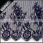 long line with rose black stripe eyelash lace guipure crochet textile nylon fabrics modern wholesale drapery fabric Canada 6541