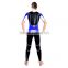 Wetsuit for diving and surfing black white blue mixed wetsuit full wetsuit