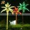 Outdoor hanging led flower palm tree light