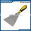 120mm Carbon Steel Putty Knife with Plastic Handle, Industrial Scraper