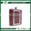 Leather Stainless Steel Water Liquor Alcohol Container 5 Oz Hip Flask
