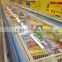 2014 canton fair hot sell Supermarket island freezer display showcase