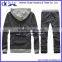 Men's knit tracksuit, men's knitted sportswear, men's terry hoodie and pants set