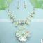 Super quality Crazy Selling two tones bib statement necklace