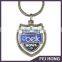 Popular custom made logo american football digital printing keychain