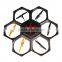 Newest black widow stunt 2.4GHz super big UAV RTF RC hexacopter 3D flips drone aircraft with 0.3MP camera for choice