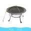 Zhejiang Yongkang high quality 30'' metal hammered wood burning fire pit camping fire pit