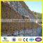 2.2mm wire diameter with 6X8cm hexagonal hole opening zinc+pvc coated gabion basket