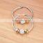 Charmy Full of Diamond and Rose Gold Big Circle Stainless Steel Earrings