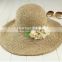 Factory in Zhejiang China First Choice new products ladies big brim straw cap