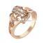 European Style Women Trendy New Brand Austria Crystal Party Ring Fine Girl Gift