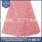 Girls formal dress lace fabric red 100% polyester lace fabric nigerian party dress cord lace fabric