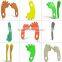 100% food grade soft cute animals rubber toy rattle silicone baby teether