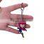 cute design soft silicone reflective key chain