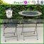 Wholesale Classic Unique Design Metal Vintage Outdoor Table Garden Furniture For Picnic