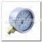 High quality 4inch bottom stainless steel millibar biogas pressure gauge