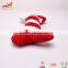 Custom Squeaky Christmas Plush Stuffed Bone Shape Dog Toy                        
                                                Quality Choice