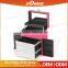 Sunrise Pink Hot Sale Professional Pvc Empty Makeup Case