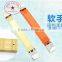 Brief case soft flexiable luggage case soft plastic handle /aluminum case plastic carrying handle ndle