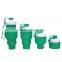 Portable Silicone Folding Water Bottle Outdoor Hiking Riding Camping Water Container
