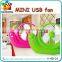 Top sale 220v ac mini electric decorative table fan toys