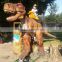Outdoor Playground Coin Operated And Funny Riding Dinosaur
