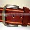 High quality genuine cowhide leather with indentation men's belts