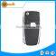 ABS flip remote key case with uncut blade with logo for fiat brava marea croma idea