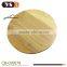 Teak wood round cutting board for food