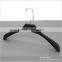 15.5" Plastic Coat Suit Hanger with Logo Printing and Squre Hook for Garment