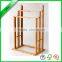 Bamboo wooden bathroom towel rack vertical towel rack