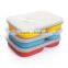 2 Components Silicone Stackable Lunch Box Dishwasher Safe