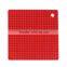 FDA and LFGB food grade colorful square shape table silicon mat