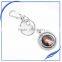 Promotion Round Customized Spinning Turbo Keychain