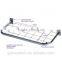 Gridwall shelf rack for slatwall panel