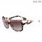 High quality women fashionable sunglasses polarized lens sunglass manufacturer with 3 crystal