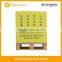 Onzing high quality 4 sides printed paper cube with wood pallet