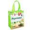 Nonwoven shopping bag, peritoneal/offset printed, customized designs/logos printings are accepted