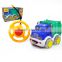 Battery operated Cartoon R/C Car Radio Control Toy for Toddlers Thomas cartoon mini rc car with light and music