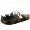 Uniseason High Quality Handsome Design Cork Material Flat Sandals Men