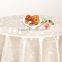 YH-2198Embossed tablecloth with non-woven/fannel backing (golden/silver grounding)